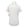 Essex Classics 'Talent Yarn' Short Sleeve Show Shirt in White/Leaf Ribbons - Children's Large