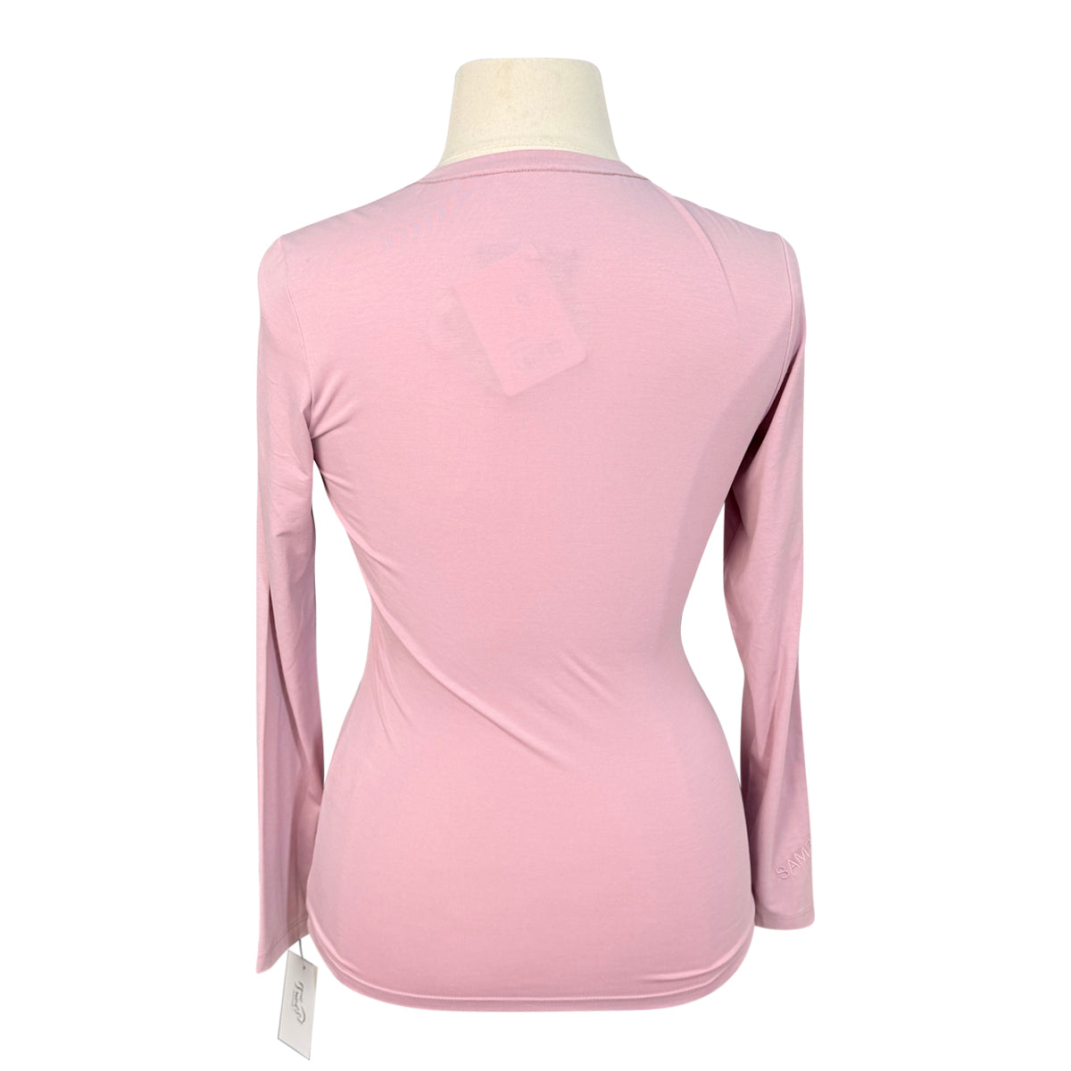 Samshield 'Tina' Crystal Long Sleeve Shirt in Light Blush