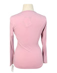 Samshield 'Tina' Crystal Long Sleeve Shirt in Light Blush