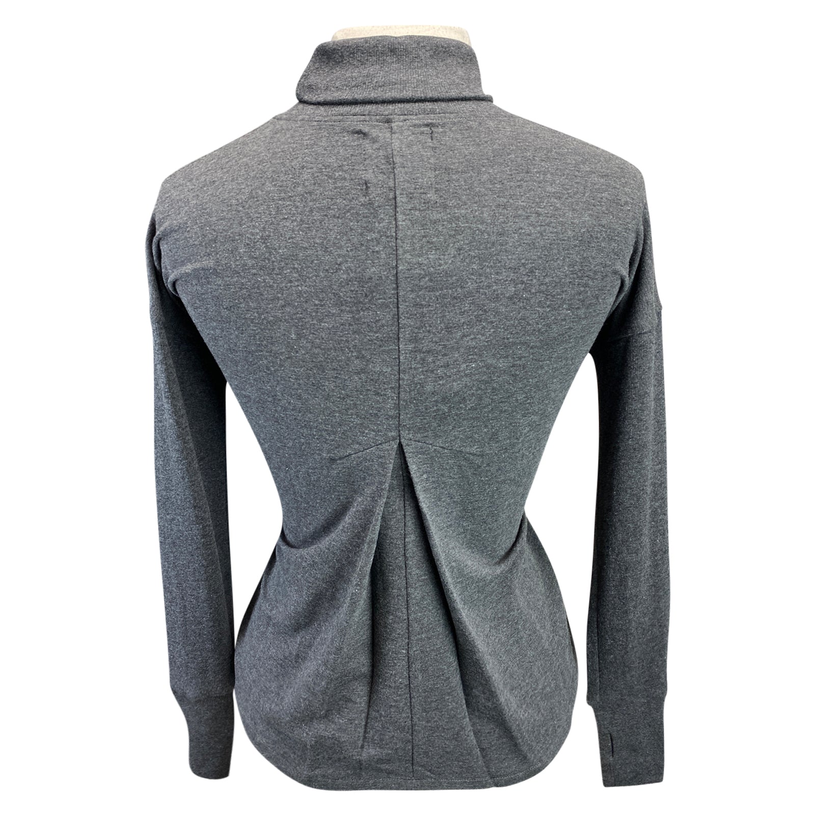 Two Bits Equestrian Bamboo Turtleneck in Grey