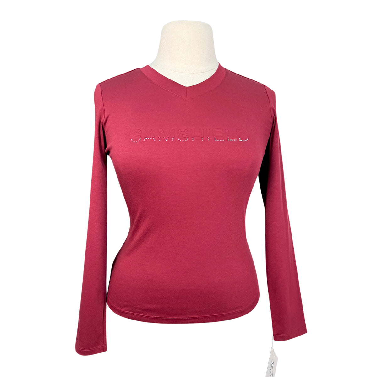 Samshield 'Axella' Long Sleeve T-Shirt in Deep Wine