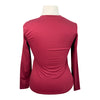 Samshield 'Axella' Long Sleeve T-Shirt in Deep Wine