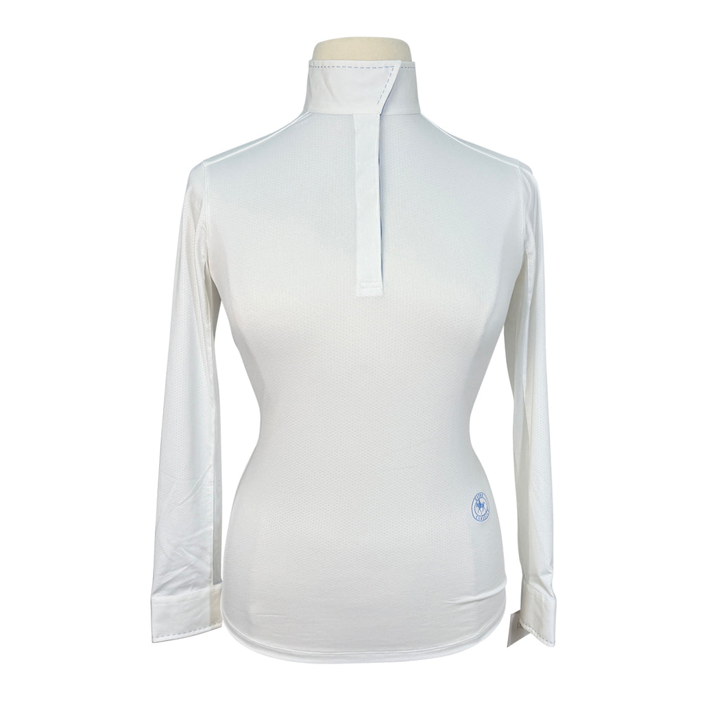 Essex Classics Talent Yarn Show Shirt in White/Ice Cream