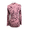 Ariat Long Sleeve Bridle Print T-Shirt in Pink/Burgundy