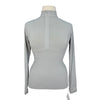Solid Citizen 'Katie' Zip Shirt in Dove Grey