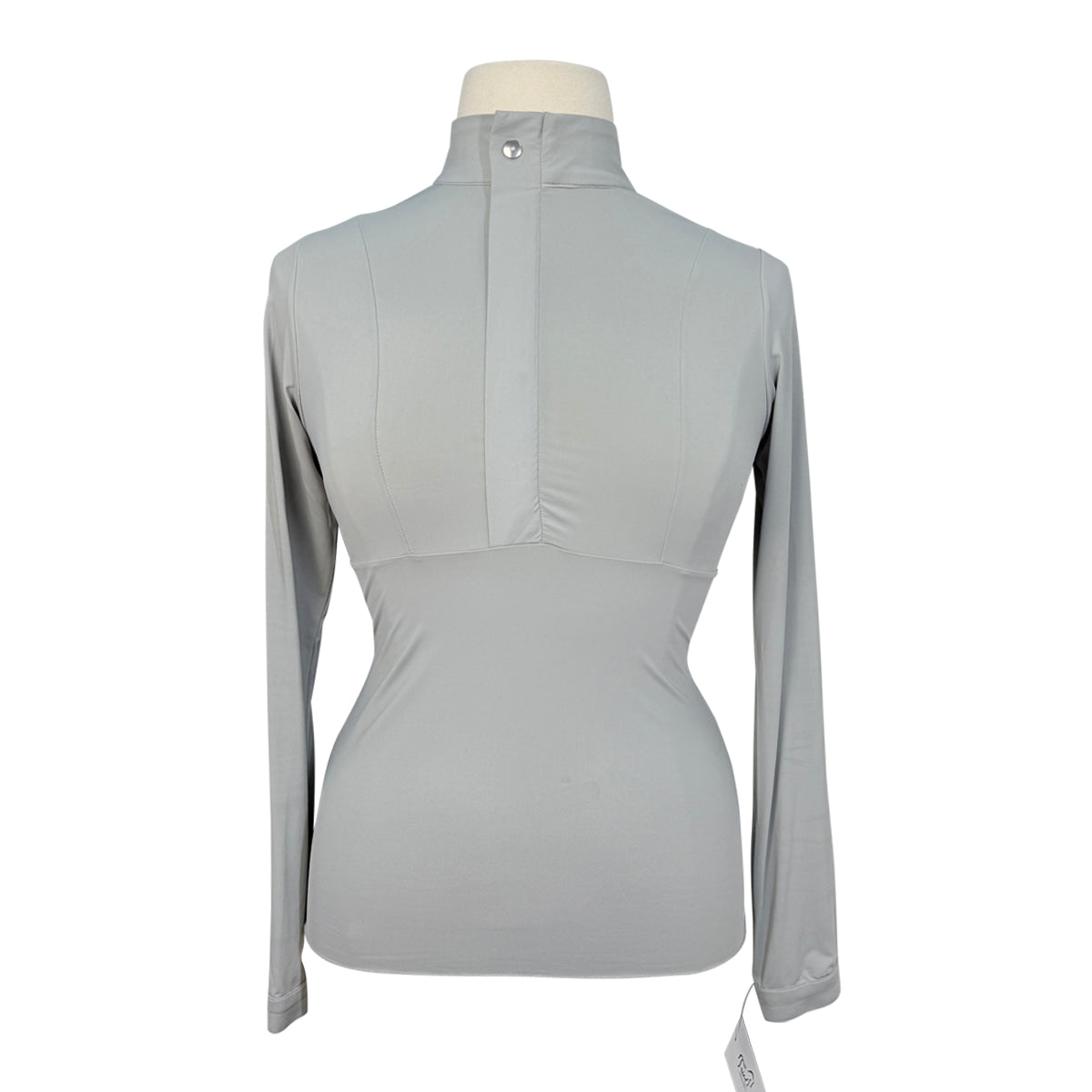 Solid Citizen 'Katie' Zip Shirt in Dove Grey