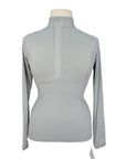 Solid Citizen 'Katie' Zip Shirt in Dove Grey