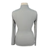 Solid Citizen 'Katie' Zip Shirt in Dove Grey