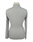 Solid Citizen 'Katie' Zip Shirt in Dove Grey
