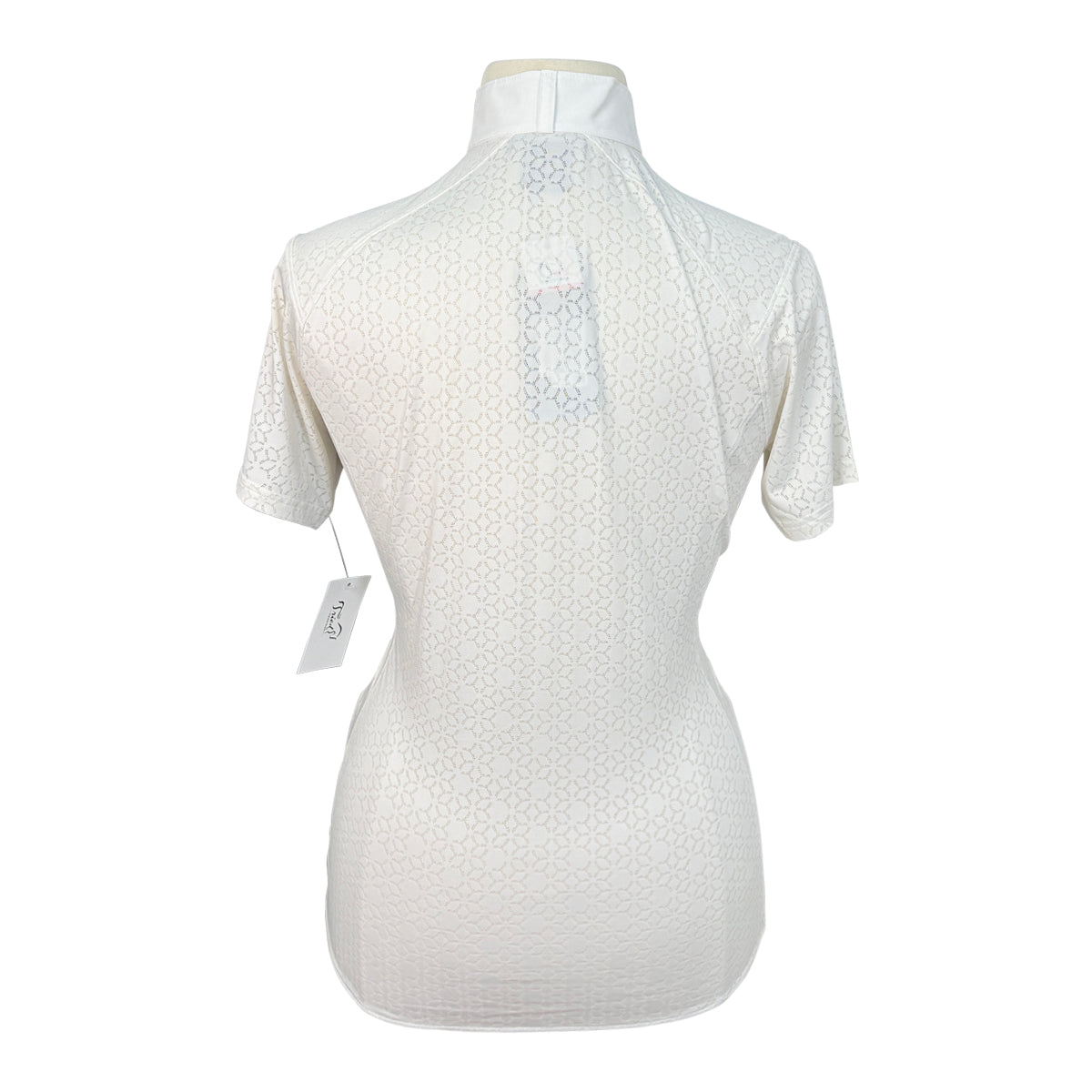 Ariat 'Showstopper' Short Sleeve Show Shirt in White
