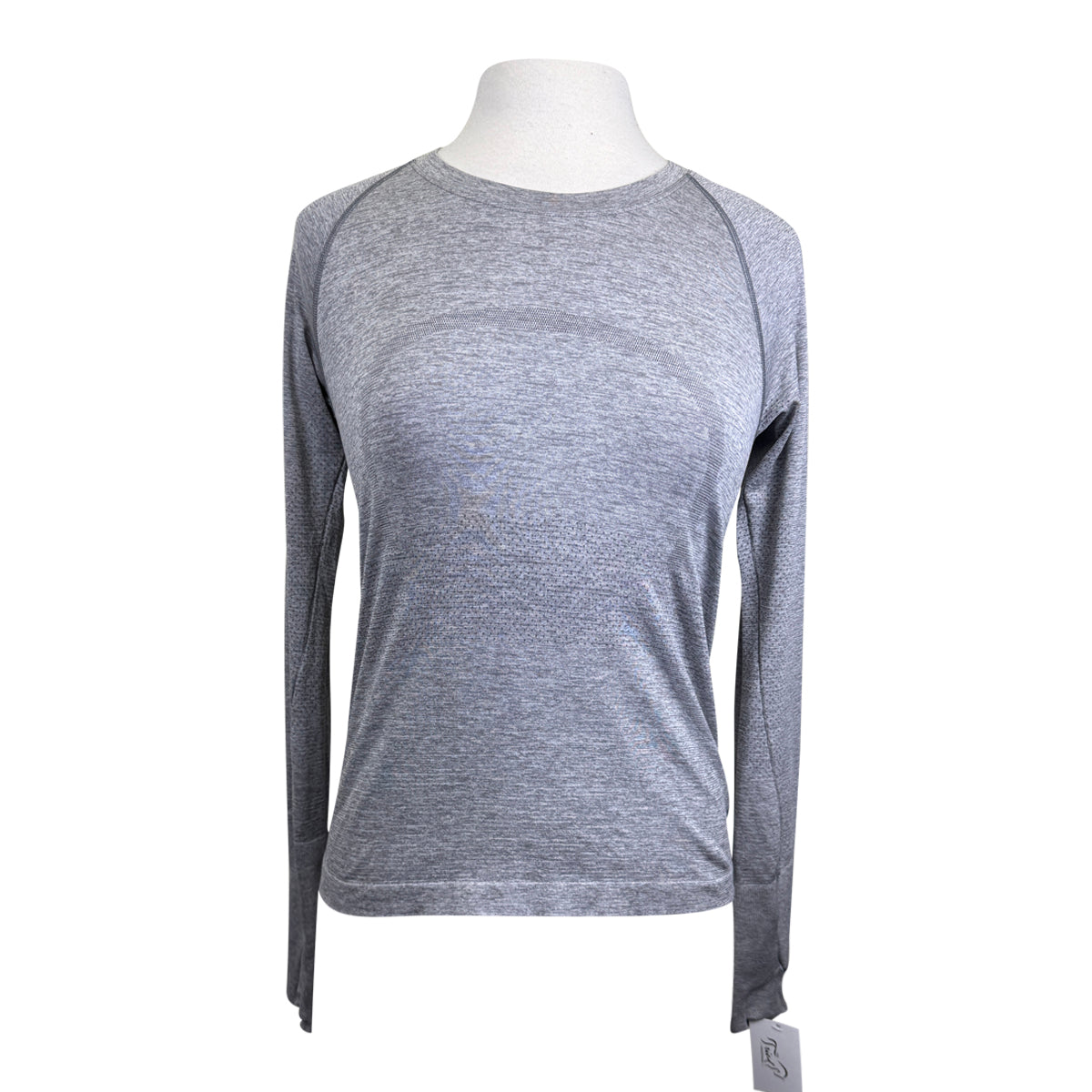 Lululemon 'Swiftly' Tech Long Sleeve 2.0 Waist Length in Heather Grey