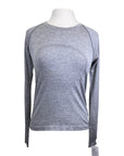 Lululemon 'Swiftly' Tech Long Sleeve 2.0 Waist Length in Heather Grey