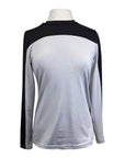 Fager 'Nicky' Long Sleeve Shirt in Grey/Black