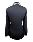 Jo Jacquard 'Ocala' Schooling Shirt in Black