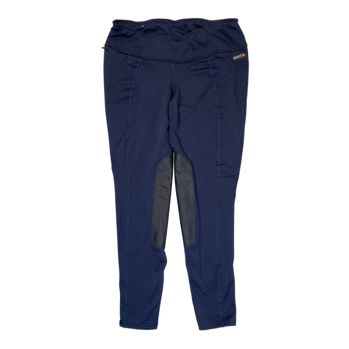 Kerrits 'Fleece Lite' Riding Tights in Navy Houndstooth