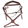 CWD Anatomic Raised Fancy Stitched Figure 8 Bridle in Brown