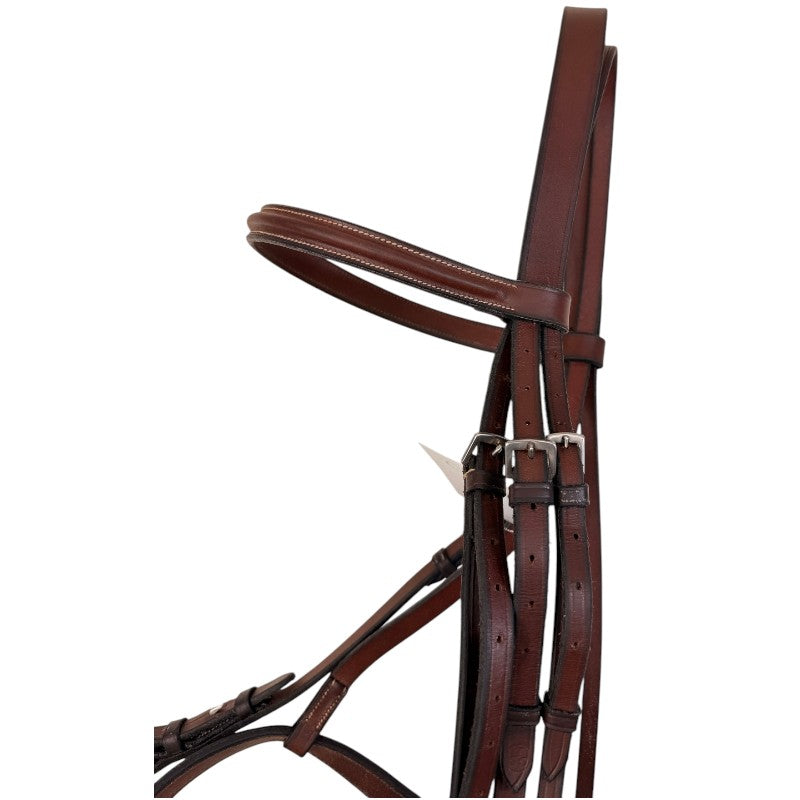Plain Raised Bridle in Brown