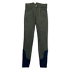 Halter Ego 'Evolution' Full Seat High Rise Breeches in Olive/Navy