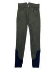 Halter Ego 'Evolution' Full Seat High Rise Breeches in Olive/Navy