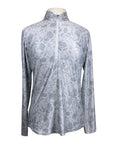 SanSoleil Sun Shirt in Grey Floral