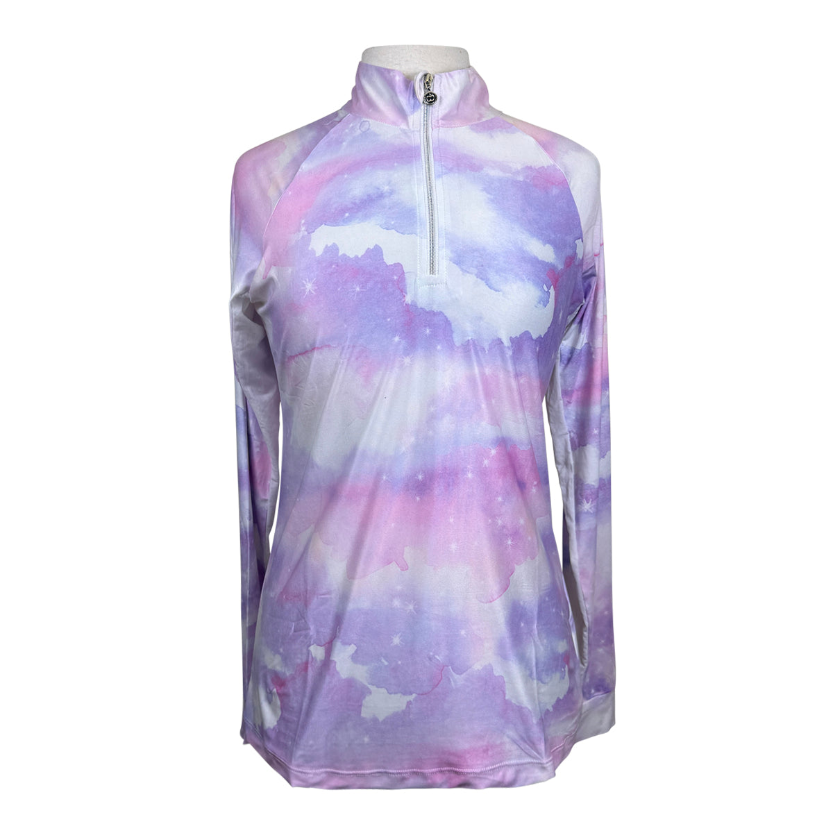 Dapplebay 1/4 Zip Light Riding Top in Lavender Haze