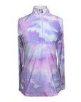 Dapplebay 1/4 Zip Light Riding Top in Lavender Haze
