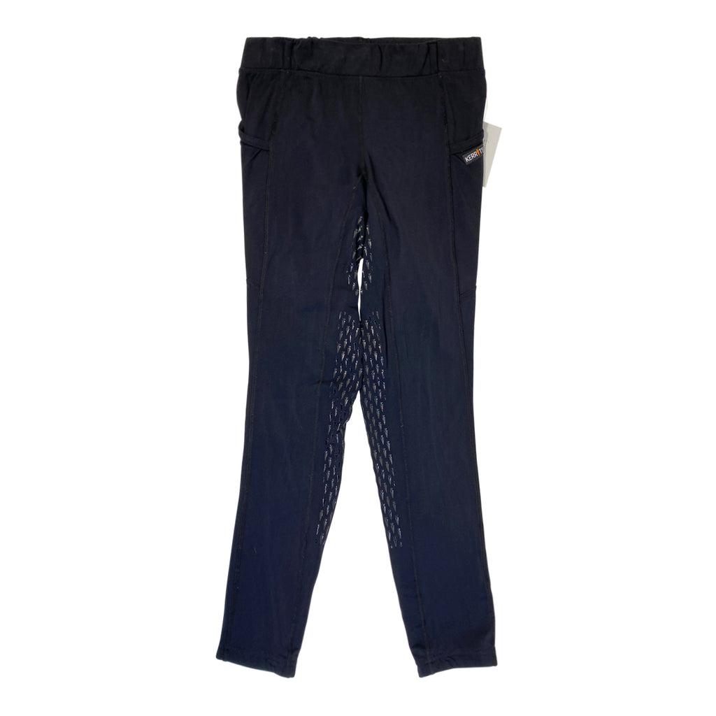 Kerrits Ice Fil Full Seat Tech Tight in Black - Women's XL