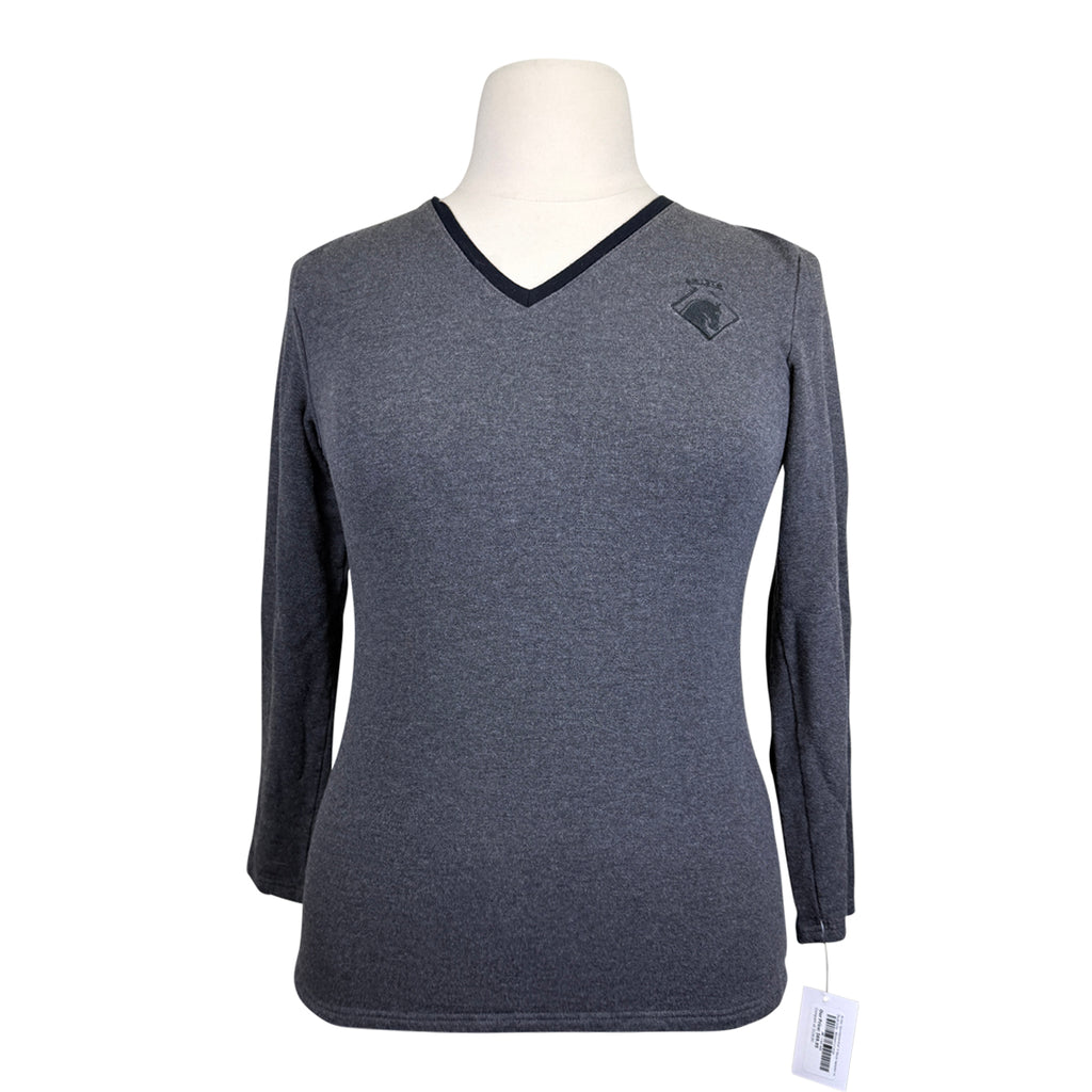 Arista 'Quintessential' V-Neck Sweater in Dusk Grey