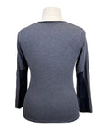 Arista 'Quintessential' V-Neck Sweater in Dusk Grey