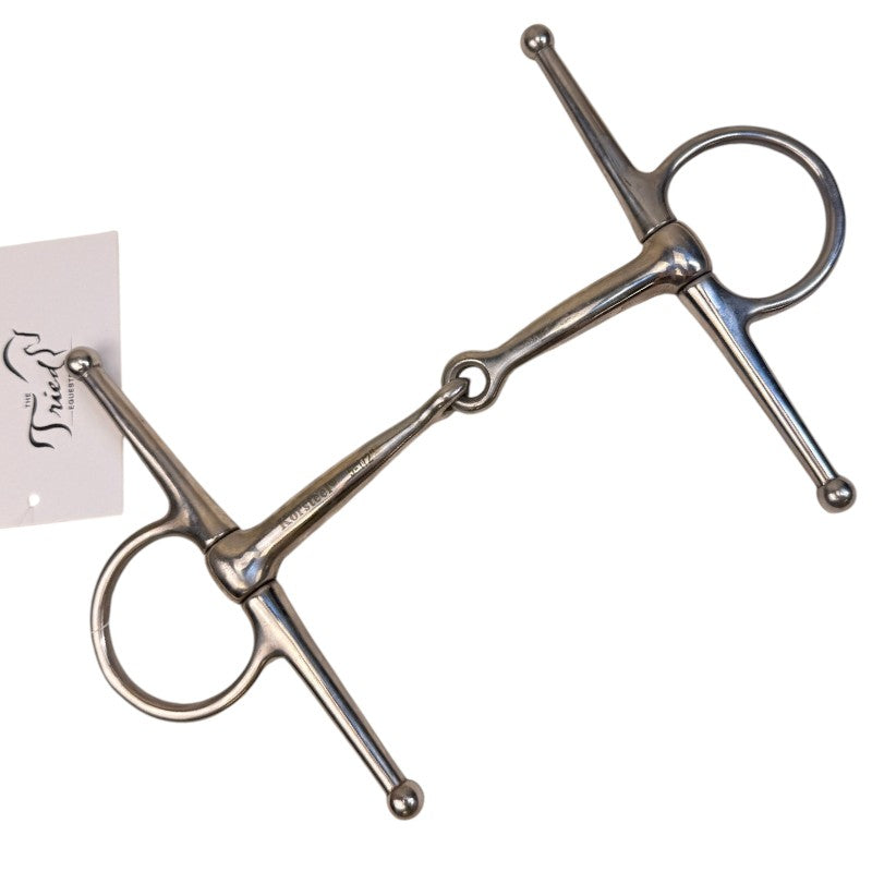 Korsteel Full Cheek Snaffle in Stainless Steel
