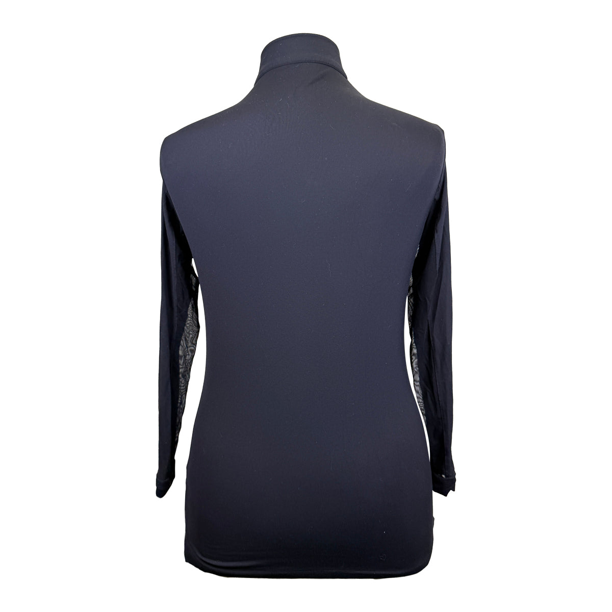 Tailored Sportsman 'Ice Fil' 1/4 Zip Long Sleeve Shirt in Black