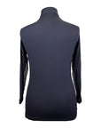 Tailored Sportsman 'Ice Fil' 1/4 Zip Long Sleeve Shirt in Black