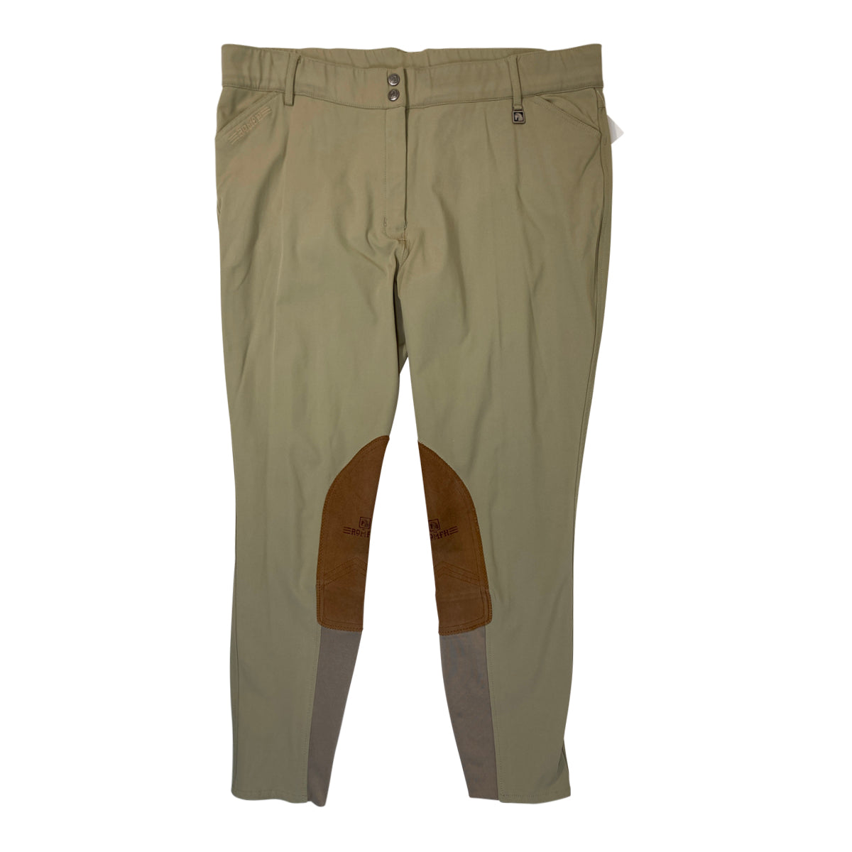Romfh 'Sarafina' Knee Patch Breeches in Tan