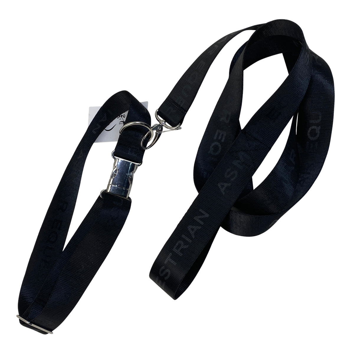 Asmar Equestrian Dog Collar and Leash Set in Black