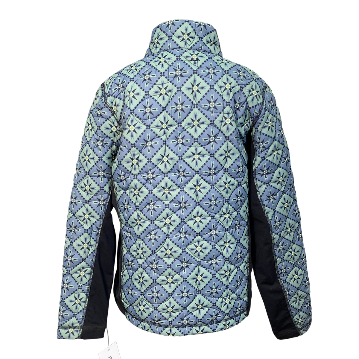 Kerrits Zip-Up Quilted Jacket in Geometric Pattern