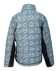 Kerrits Zip-Up Quilted Jacket in Geometric Pattern