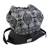 Black Knight Drawstring Backpack in Black/Grey 