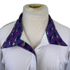 Romfh Chill Factor Long Sleeve Show Shirt in White/Rainbow Horses
