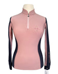 Fair Play Long Sleeve Pullover in Pink/Black - Women's XL