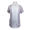 Essex Classics "Luna" Performance Short Sleeve Show Shirt in Soft Pink/White