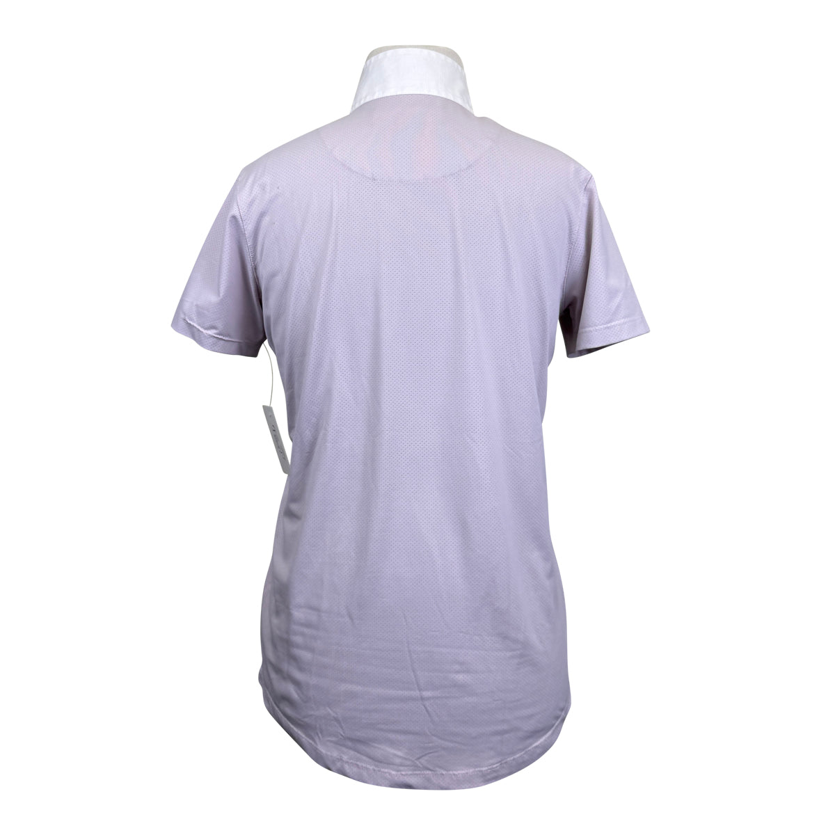 Essex Classics "Luna" Performance Short Sleeve Show Shirt in Soft Pink/White