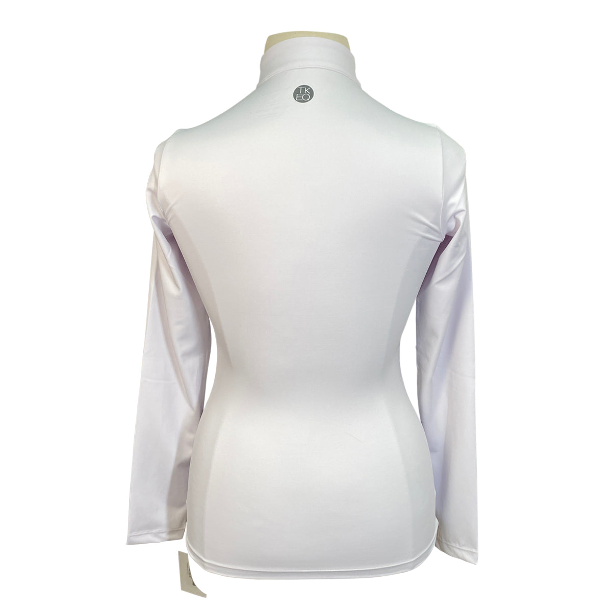 TKEQ &#39;Quinn&#39; Zip Competition Shirt in White