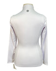 TKEQ 'Quinn' Zip Competition Shirt in White