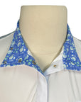 Romfh 'Signature Bits' Show Shirt in White/Blue Bits 