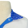 Ovation Elite Tech Show Shirt in White/Blue Dots