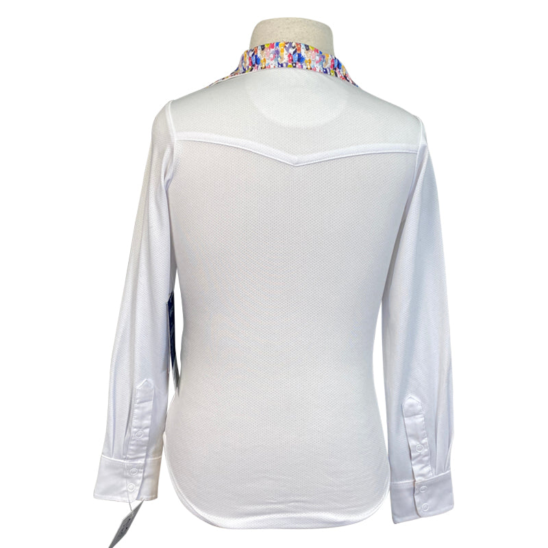 Ovation Elite Tech Show Shirt in White/ OMG Ponies
