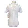 Kerrits 'Spectrum' Short Sleeve Show Shirt in White/Horseshoes