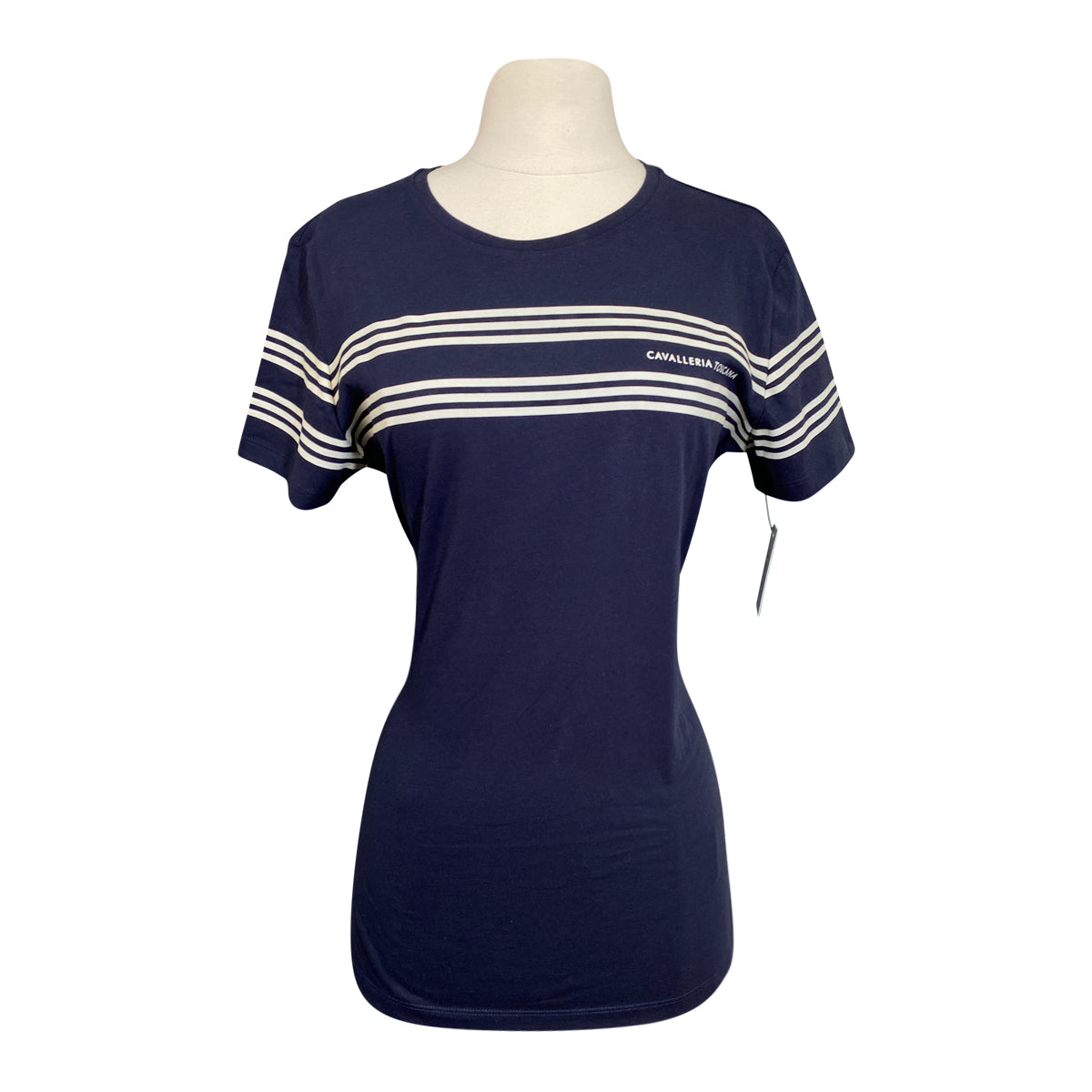 Cavalleria Toscana T-Shirt in Navy/Stripes