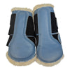 LeMieux Fleece Lined Brushing Boots in Ice Blue