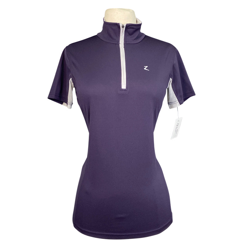 Horze 'Trista' Short Sleeve Sunshirt in Plum